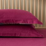 BRUSHED COTTON SIMON BERRY Oxford Pillowcase Pair