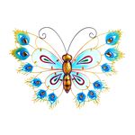 Blue Butterfly Wall Art