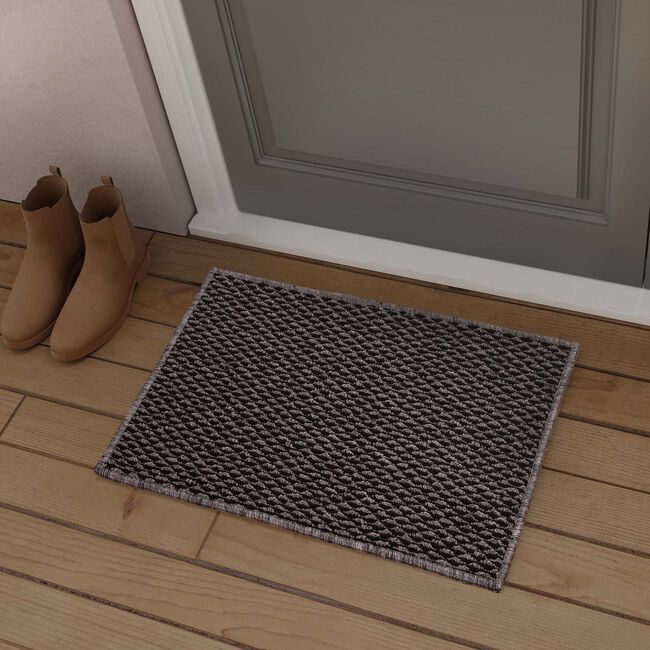 SAHARA GREY/BLACK 40x60cm Doormat