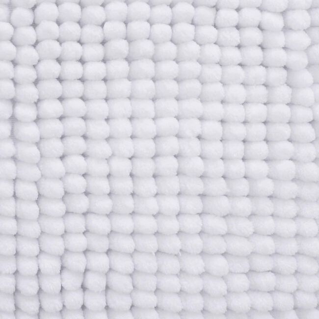 CATHERINE LANSFIELD WHITE BOBBLE 50x80cm Bath Mat