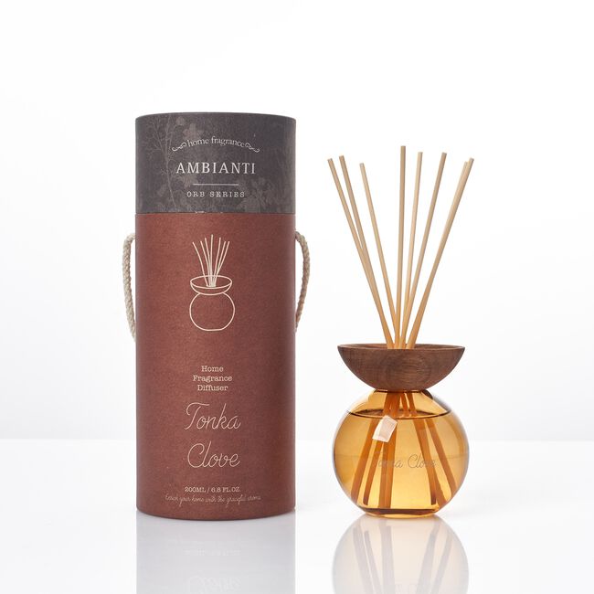 Ambianti Orb Tonka Clove 200ml Reed Diffuser