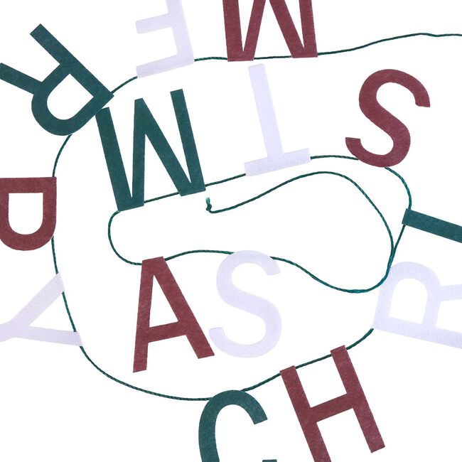 Merry Christmas Bunting