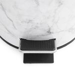 White Marble Effect Bin 3L