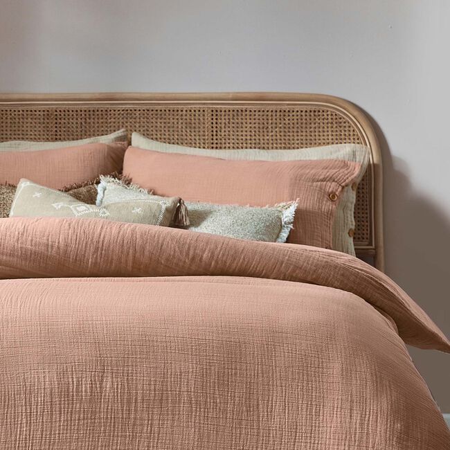SINGLE DUVET COVER Lark Pink Clay