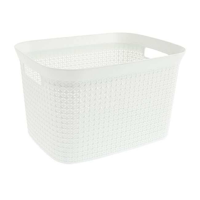 Ezy Mode 25L Open Basket Lily Cream