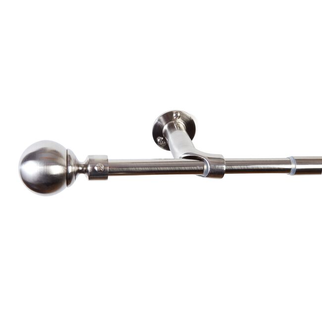 ROOM DARKENING EXTENDABLE BALL 120-210cm Nickel