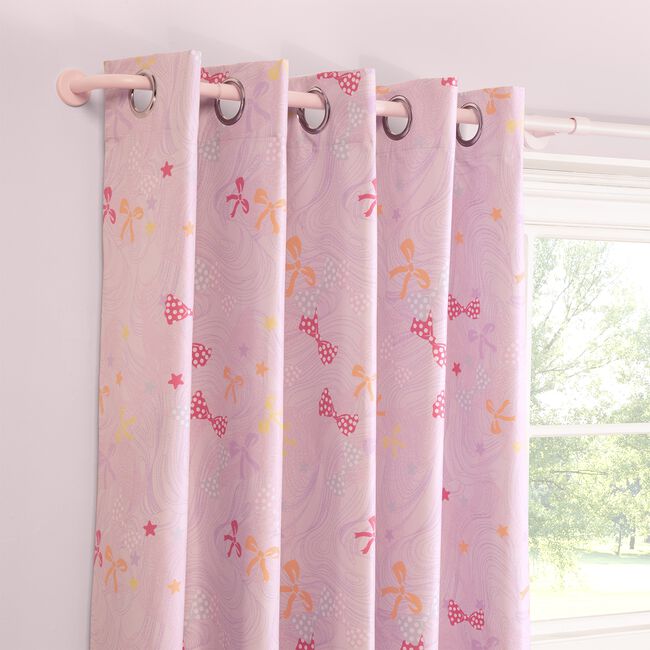 KIDS ROOM DARKENING EXTENDABLE 75-120cm Pink