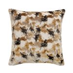 CLOUDS GREY/NATURAL CUT VELVET 45x45 Cushion