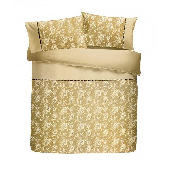 SINGLE DUVET COVER Dreams & Drapes Jasmine Champagne
