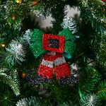 Christmas Tinsel Bows 3 Pack