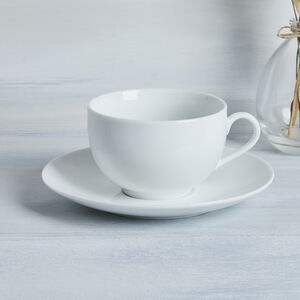Abney & Croft White Tea Cup & Saucer