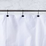 12 PACK FLAT HEAD BLACK Shower Hooks 
