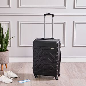 MEDIUM LIGHTWEIGHT HARDSHELL LUGGAGE - BLACK