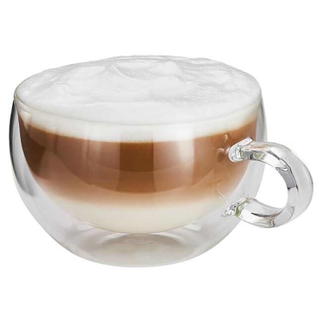 Judge 2 Double Wall 325ml Glass Coffee Cup