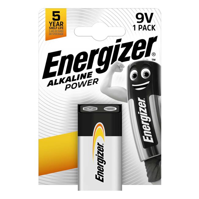 Energizer Alkaline Power 9V Battery