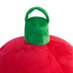 Christmas Bauble Cushion 27cm - Red