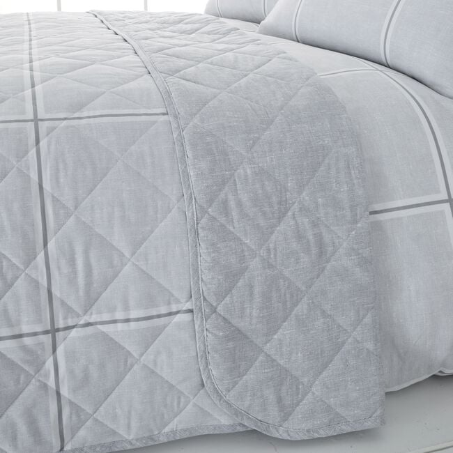 Nicole Day Lugh Bedspread 200cm x 220cm - Grey