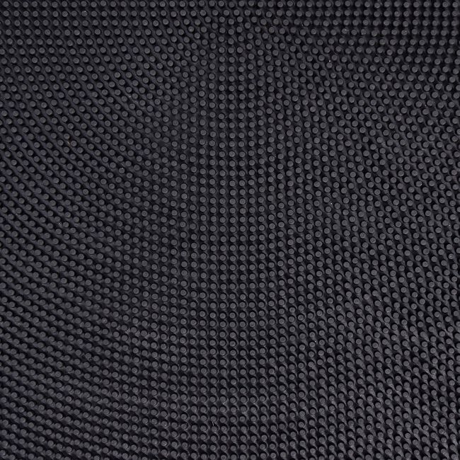 Rubber Pin Half Moon Doormat 45cm x 75cm