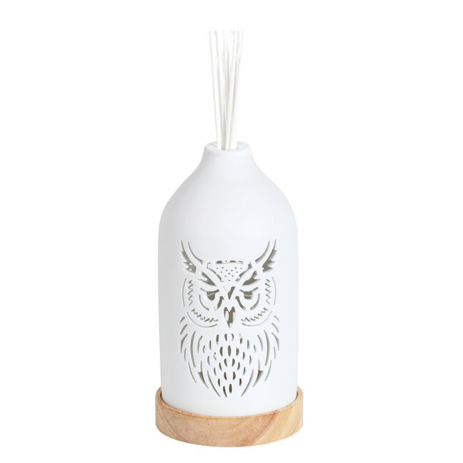 Woodbridge LED Ceramic Reed Diffuser Owl