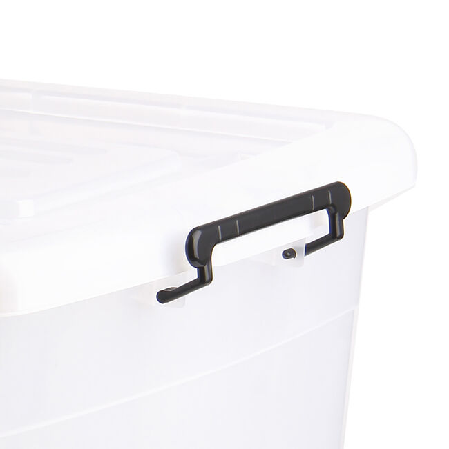 120L Rolling Clear Storage Box