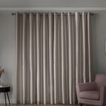 ELEGANZA FAUX SILK SILVER 66x72 Curtain