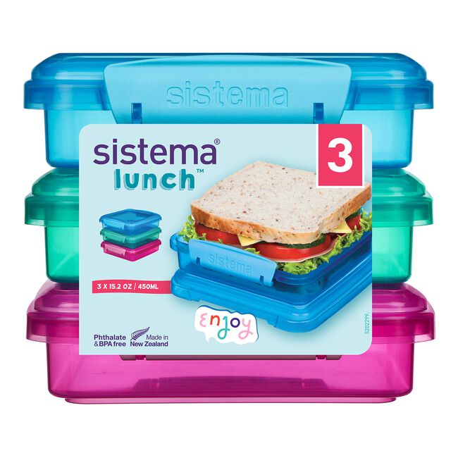 Sistema Klip It Sandwich Lunch Boxes