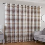 OMBRE BANDS OATMEAL 90x90 Curtain