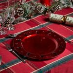 CHRISTMAS TREE Luxe Red Charger Plate