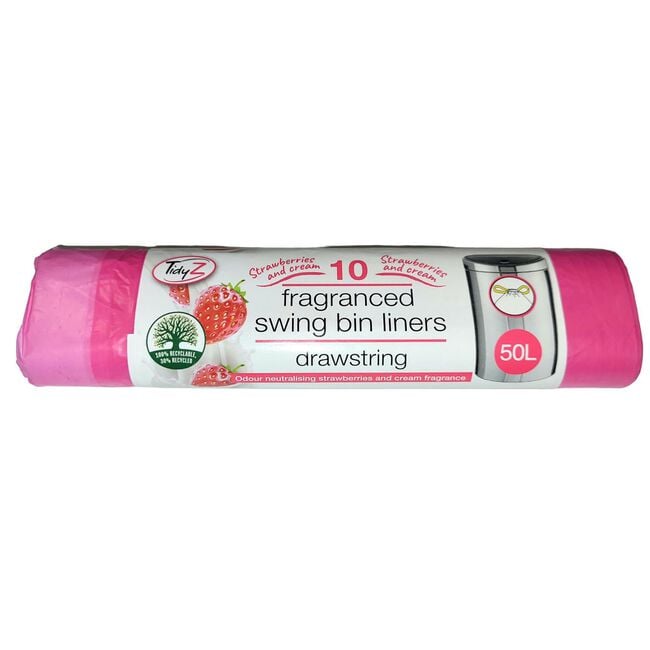 10 Pack Strawberry 50L Swing Sacks