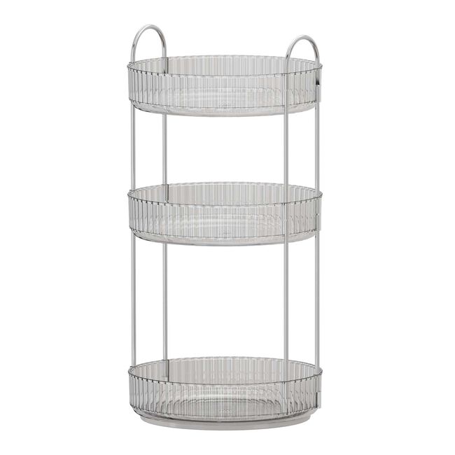 Causeway Bay Three Layer Rotating Storage Rack