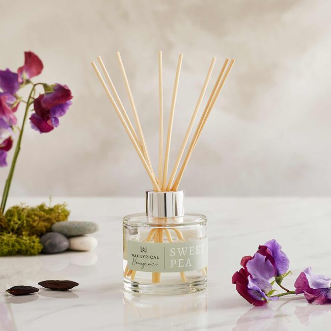 Wax Lyrical Home Grown Reed Diffuser Sweet Pea