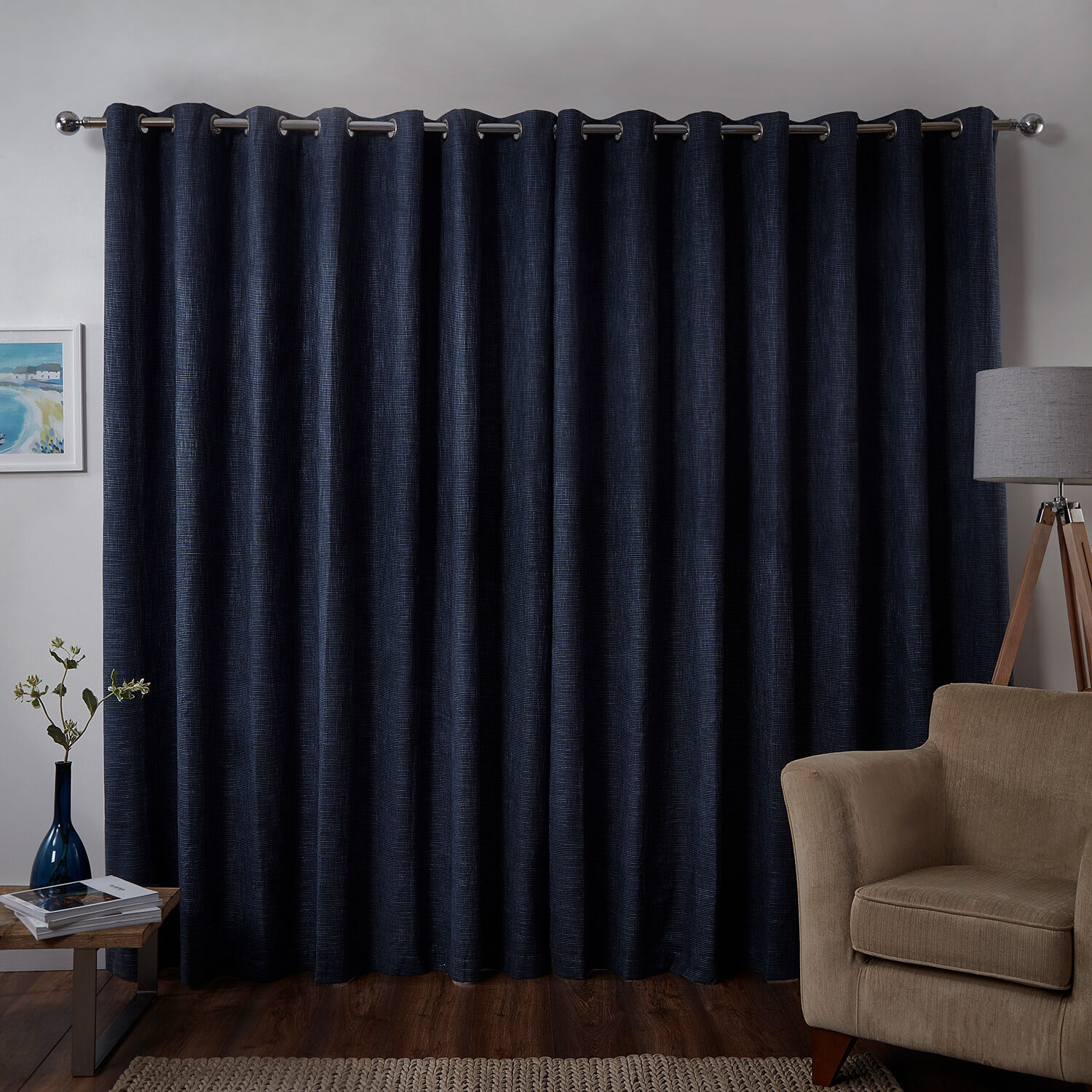 Blackout & Thermal Basketweave Curtains Home Store + More