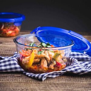Pyrex® Cook & Go Round Dish with Lid 1.6L