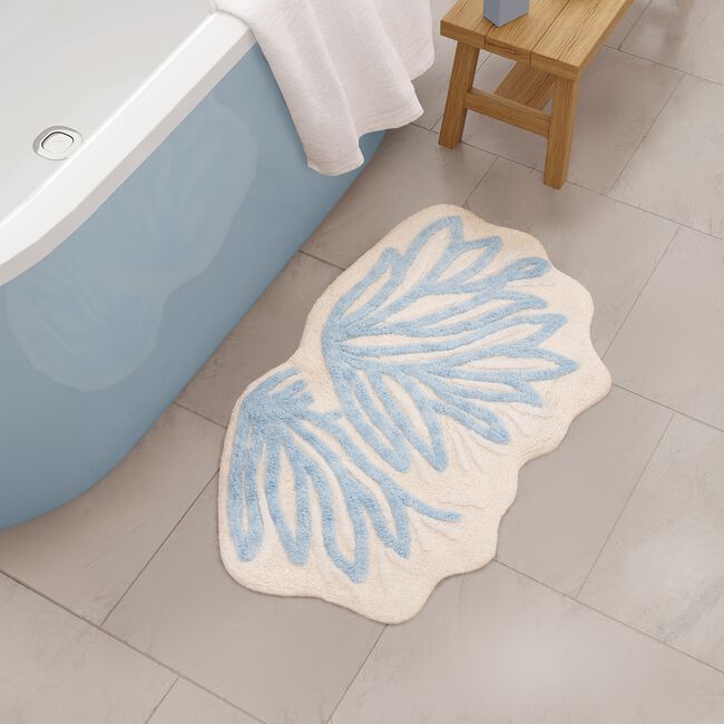 Shell Shaped Bath Mat 50cm x 80cm