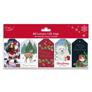 Traditional Gift Tags - 40 Pack