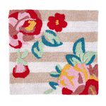 Floral Tufted Shower Mat 50cm x 50cm