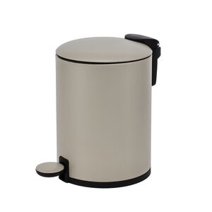 SILVIE MATT BEIGE 3L SOFT CLOSE BATHROOM Bin