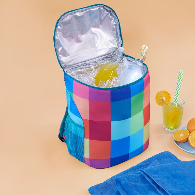 Millie & May Summer Check Cooler Backpack