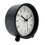 TABLE ALARM CLOCK Black 10cm