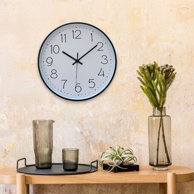 Emma White Clock 30.4cm 