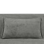 Lara Grey Convertible 191x108cm Sofa Bed