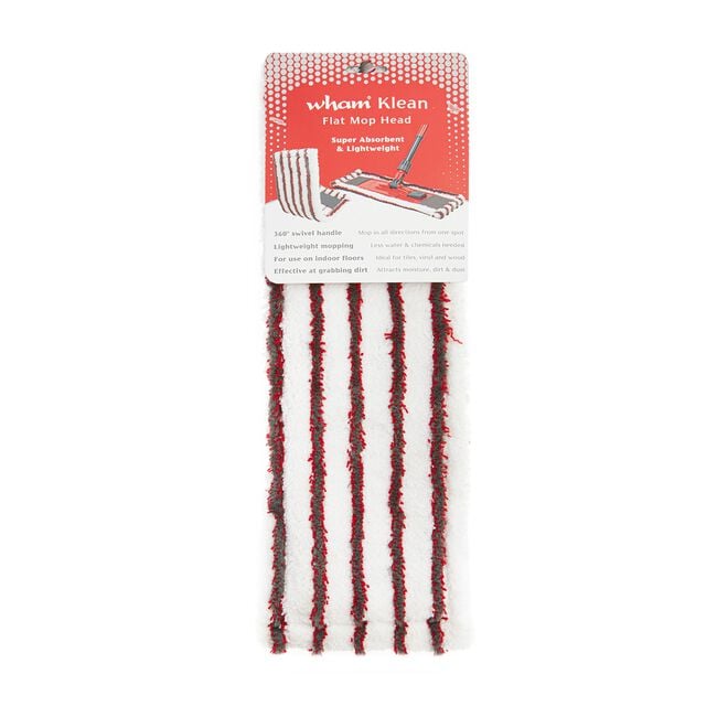 Wham Klean Microfibre Flat Floor Mop Head