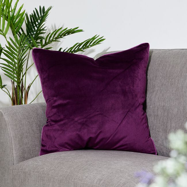 Naomi Cushion 58x58cm - Purple