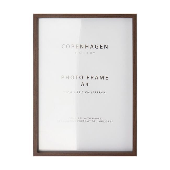 A3 COPENHAGEN WALNUT Photo Frame