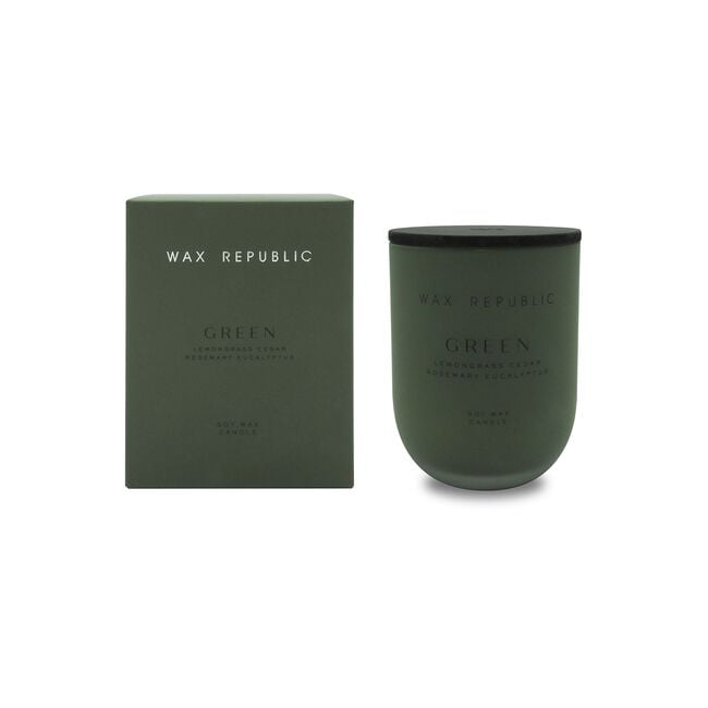 Wax Republic Green Lemongrass Ginger Candle