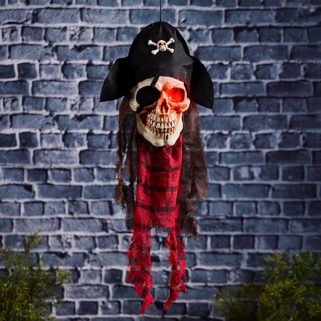 Pirate Skull with Screaming Voice