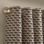 MIDNIGHT MOOD BLACK 66x54 Curtain