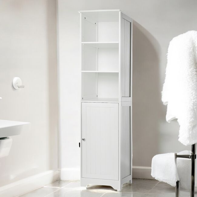 Hampton Porto Bathroom Tall Cabinet