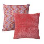 DISTRESSED CHENILLE PINK 45x45 Cushion