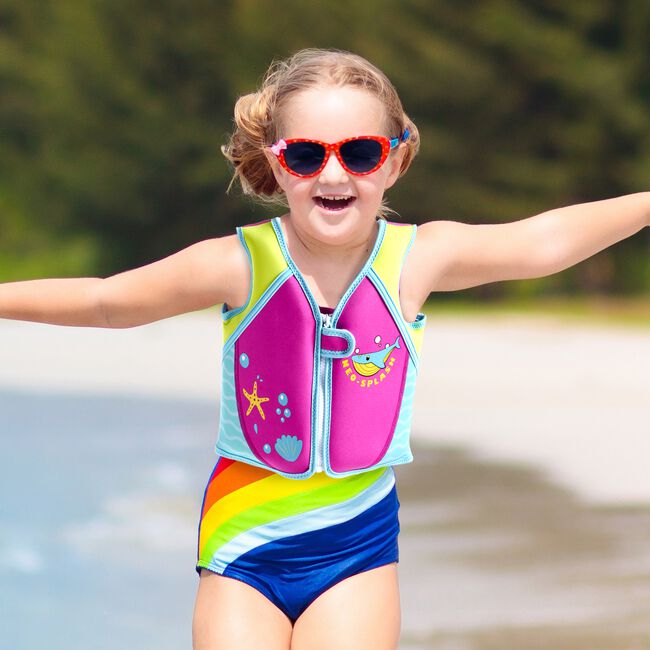 PINK SWIM VEST 1-3Y